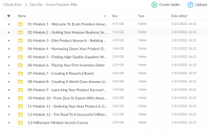 Dan Vas - Ecom Freedom Amazon FBA mega link