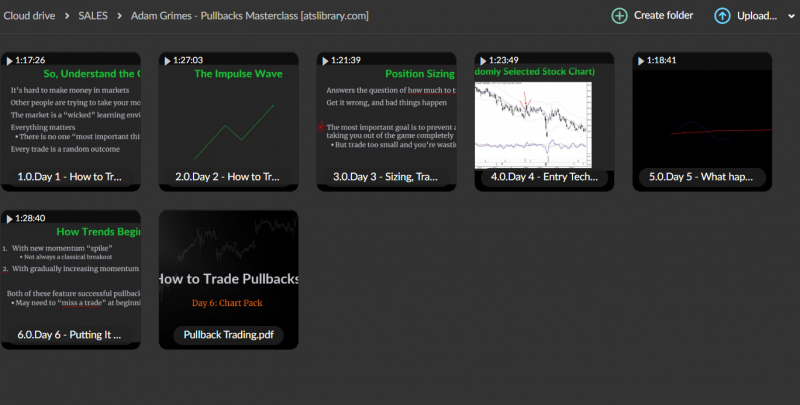 Adam Grimes – Pullback Masterclass