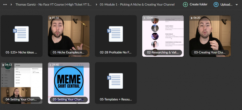 Thomas Garetz – No Face YT Course (+High Ticket YT Secrets)