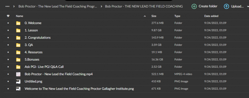 Bob Proctor - The New Lead the Field Coaching Program