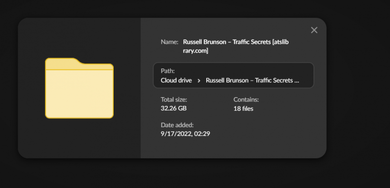 Russell Brunson – Traffic Secrets