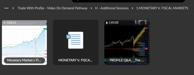 Trade With Profile – Video On Demand Pathway