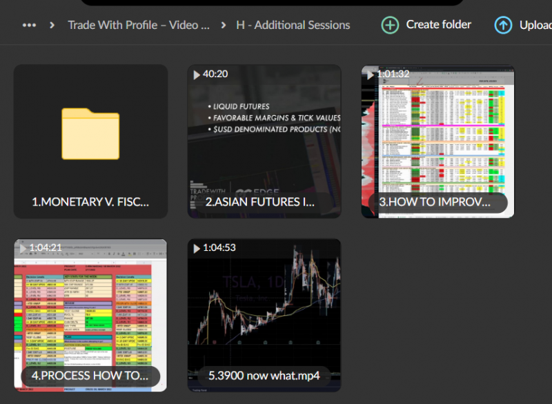 Trade With Profile – Video On Demand Pathway