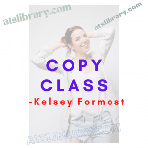 Kelsey Formost – Copy Class