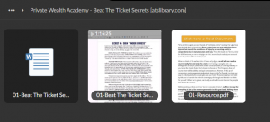 Private Wealth Academy – Beat The Ticket Secrets