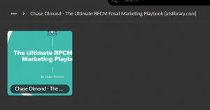 Chase Dimond – The Ultimate BFCM Email Marketing Playbook