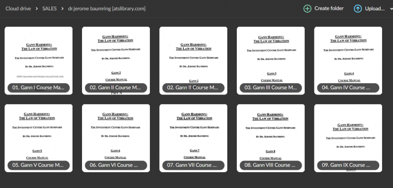 Dr.Jerome Baumring Gann Books