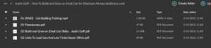 Justin Goff – How To Build and Grow an Email List for Maximum Money