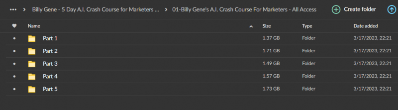 Billy Gene – 5 Day A.I. Crash Course for Marketers