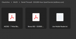 Daniel Throssell – $10,000-Hour Upsell Secrets