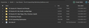 Sam Woods – The AI Copywriting Workshop (Complete Edition)