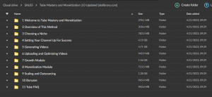 Tube Mastery and Monetization 3.0 Updated