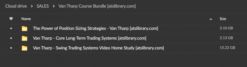 Van Tharp Course Bundle