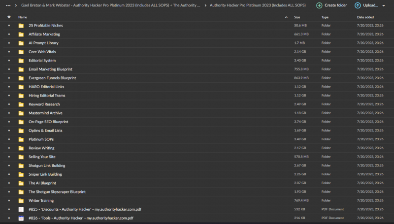 Gael Breton & Mark Webster – Authority Hacker Pro Platinum 2023 (Includes ALL SOPS) + The Authority Site System 3.0