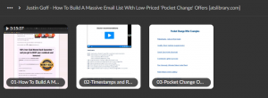 Justin Goff – How To Build A Massive Email List With Low-Priced ‘Pocket Change’ Offers