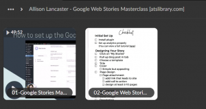 Allison Lancaster – Google Web Stories Masterclass