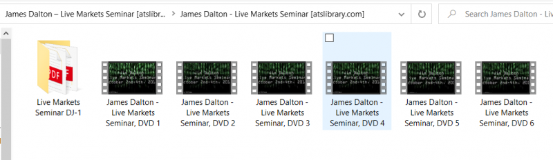 James Dalton – Live Markets Seminar