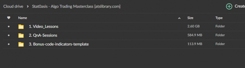 Stat0asis – Algo Trading Masterclass