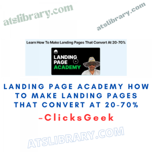 Clicks Geeks Landing Page Academy