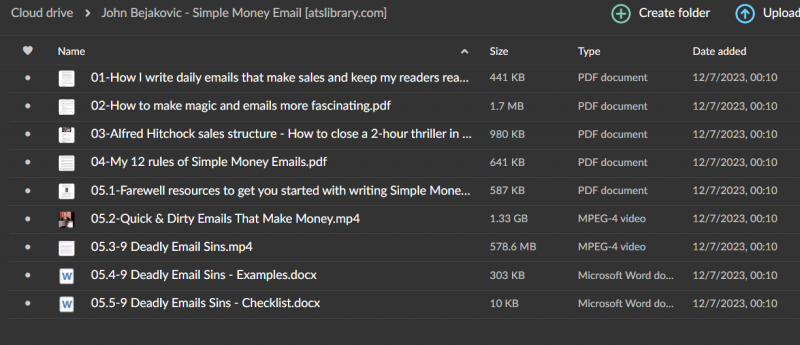 John Bejakovic – Simple Money Email