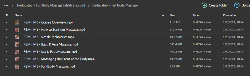 Beducated – Full Body Massage