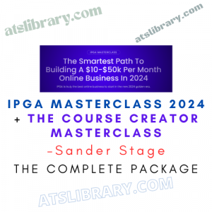 Sander Stage – IPGA Masterclass 2024 + The Course Creator Masterclass