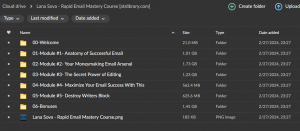 Lana Sova – Rapid Email Mastery Course