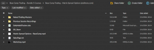 Base Camp Trading – Matrix Spread Options Trading Course