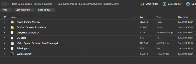 Base Camp Trading – Matrix Spread Options Trading Course