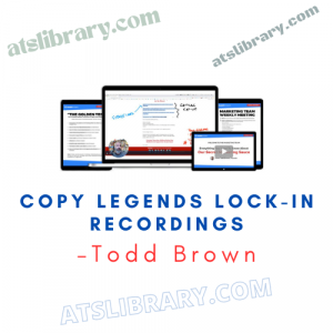 Todd Brown – Copy Legends Lock-In Recordings