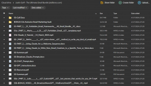 Justing Goff – The Ultimate Email Bundle