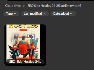 Charles Floate Training – SEO Side Hustles - 24/25