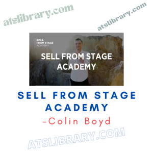 Colin Boyd – Sell From Stage Academy