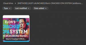 [METHOD] [JUST LAUNCHED] Elon’s CRACKED CPA SYSTEM