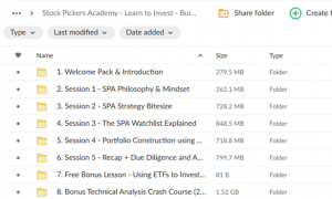 Stock Pickers Academy – Learn to Invest – Build a Stocks Portfolio