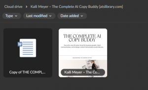 Kaili Meyer – The Complete AI Copy Buddy