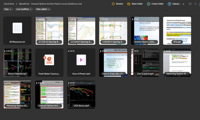 AlphaShark - Unusual Options Activity Master Course