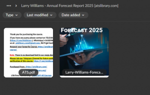 Larry Williams – Annual Forecast Report 2025