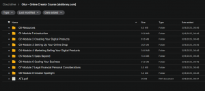 Oliur – Online Creator Course