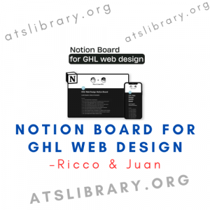 Ricco & Juan – Notion Board for GHL Web Design