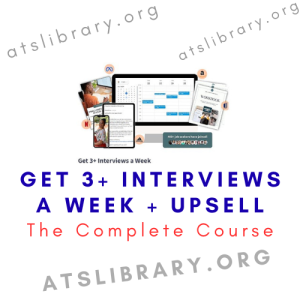 Get 3+ Interviews a Week + Upsell course download