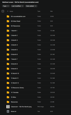 Matthew Larsen – 10k Per Month