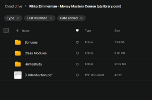 Rikka Zimmerman – Money Mastery Course