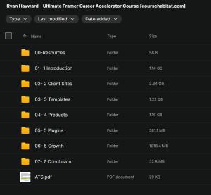 Ryan Hayward – Ultimate Framer Career Accelerator Course