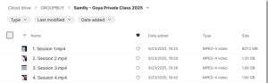 Sam9y – Goya Private Class 2025