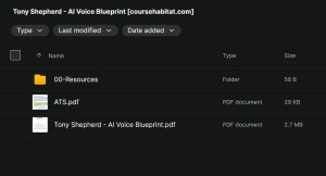 Tony Shepherd – AI Voice Blueprint