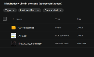 TrickTrades – Line in the Sand