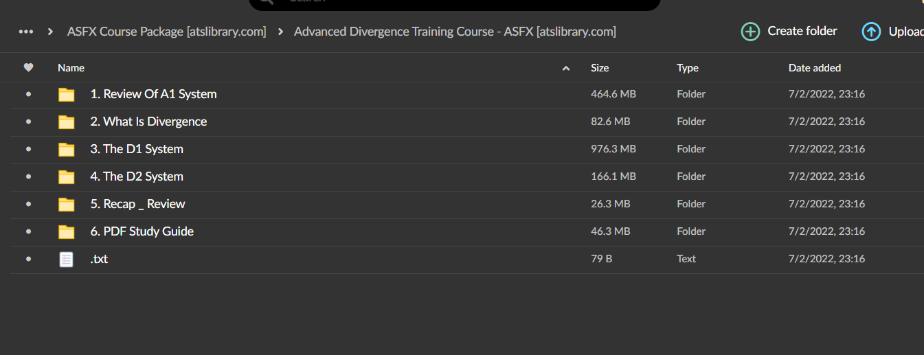 ASFX Course Package