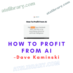 Dave Kamiski - How to Profit from AI