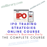 IBD – IPO Trading Strategies Online Course
